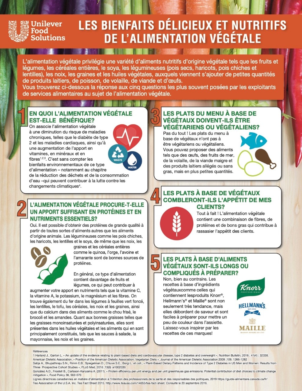 Présentation PDF et recettes à base de végétaux